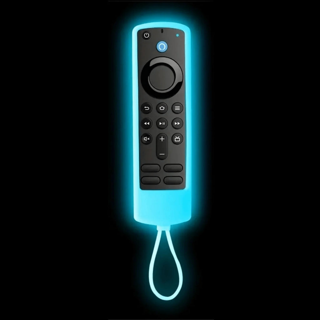 Glow In The Dark Silicone Remote Cover For FireStick Streaming Media Device | Firesticktv 4k+ 2021 | Fire 4K Max | Fire Stick Li