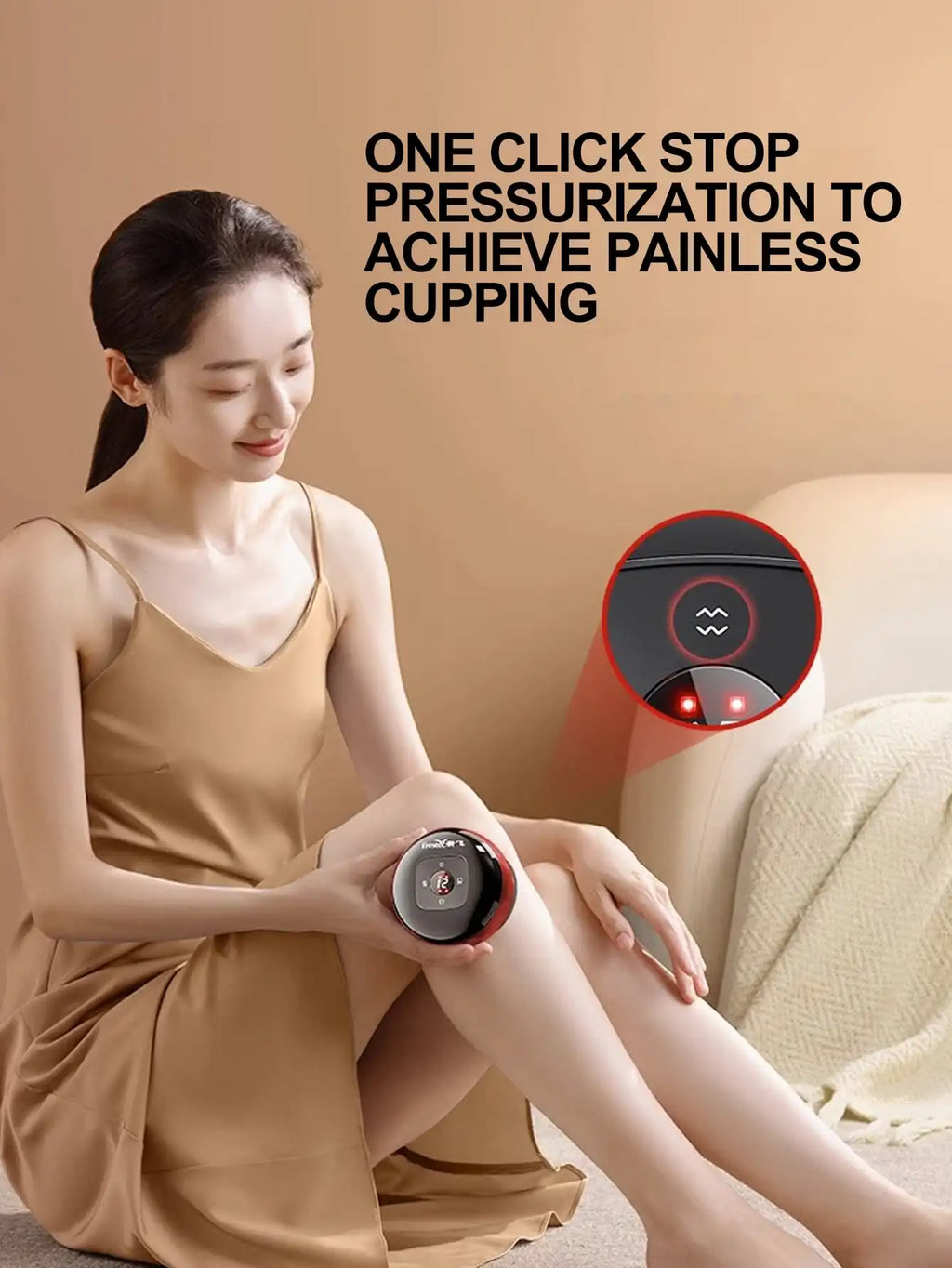 Electric Vacuum Cupping, Scraping, Skin Massage Device, Body Heating, Scraping, Suction Cup Treatment Set, Health and Portabilit