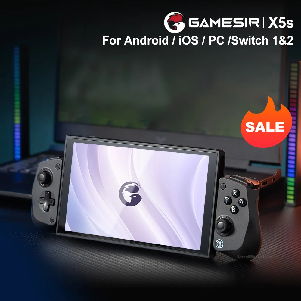 Gamesir X5S Wireless Mobile Game Controller with Tri-Mode Connectivity Lightweight Design HD Vibration for Switch 2 Android IOS