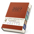 2027 Planner Agenda Planner Weekly Monthly Planner 160 Pages, Daily Time Log Notebook Time Management Self Discipline Journal