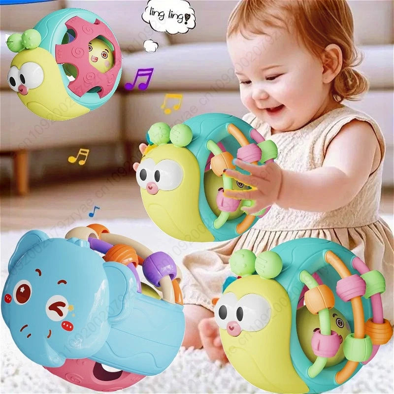 Baby Balls Rattle Comforter Toy Soft Hand Grasp Ball Educational Sensory Toys Activity Baby Crawling Toys 0 6 12 Months