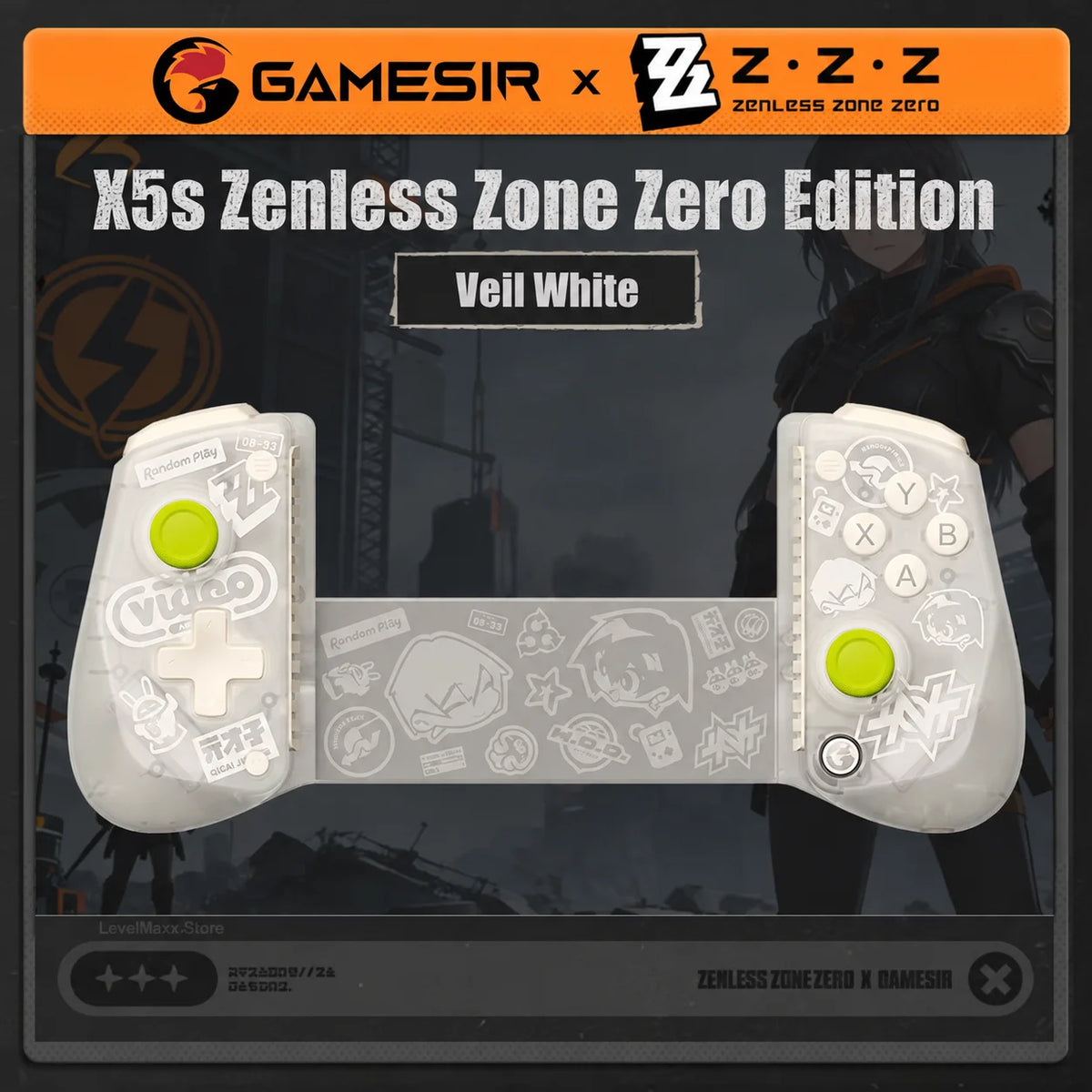Gamesir X5S Wireless Mobile Game Controller with Tri-Mode Connectivity Lightweight Design HD Vibration for Switch 2 Android IOS