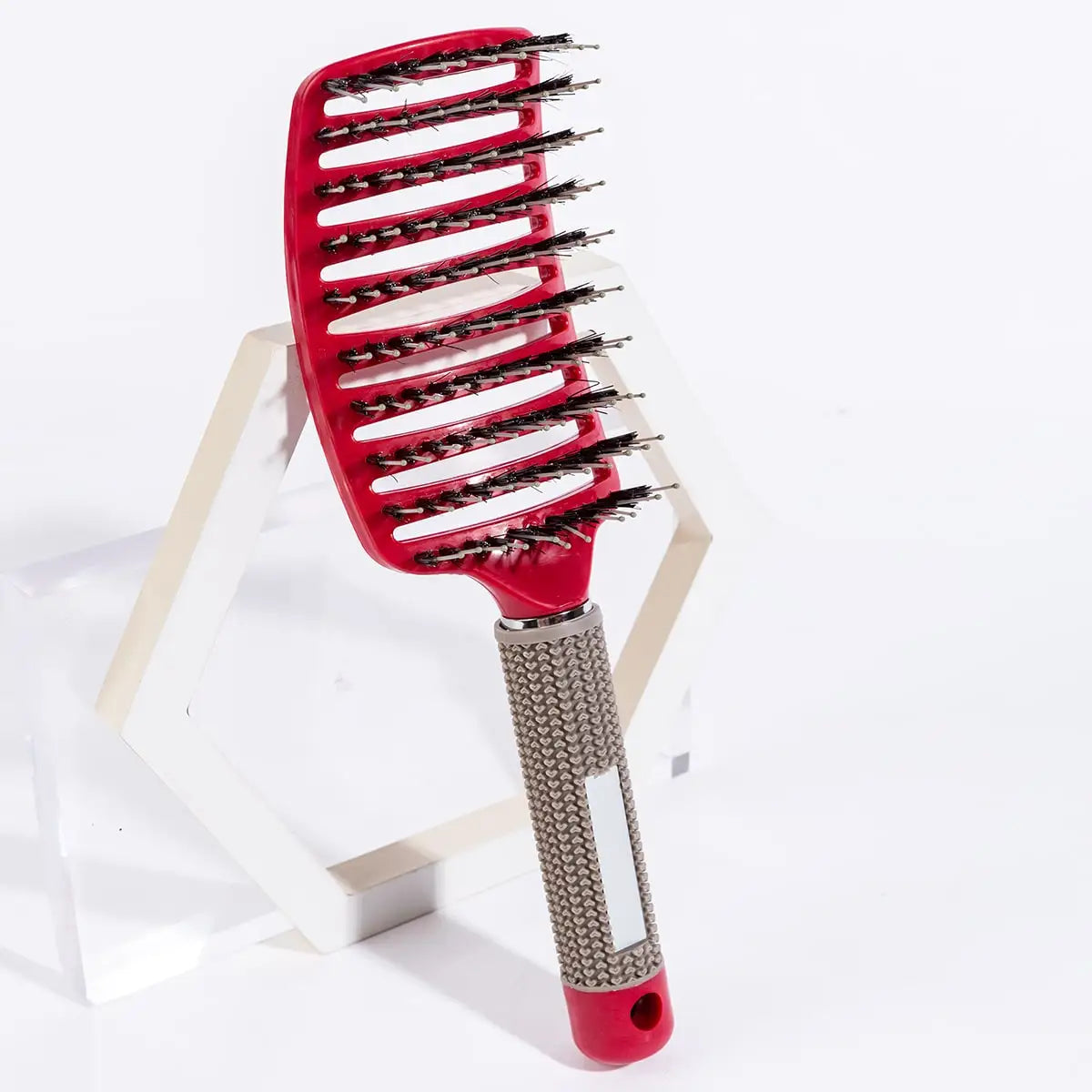 Hair Brush Scalp Massage Comb Hairbrush Boar Bristle Nylon Women Wet Curly Detangle Hair Brush Salon Hairdressing Styling Tool