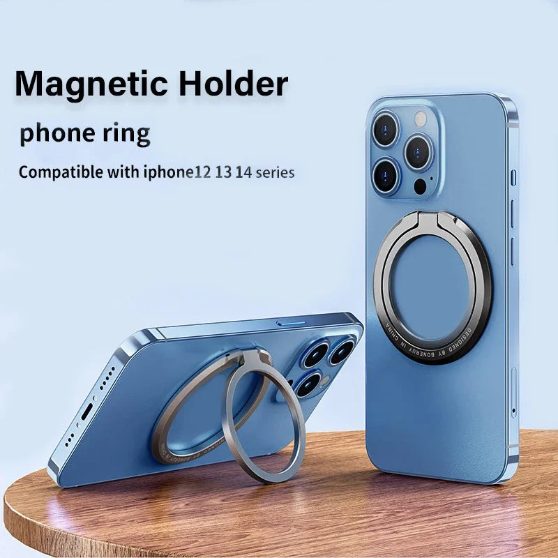 2025New Magnetic Phone Ring Holder for MagSafe Accessories Adjustable Finger Ring Support Bracket For Magnet Case for IPhone