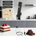 Milk Frother Wand Coffee Frother Handheld Foam Maker For Latte Rechargeable Electric Milk Frother Handheld Drink Mixer Gift Idea