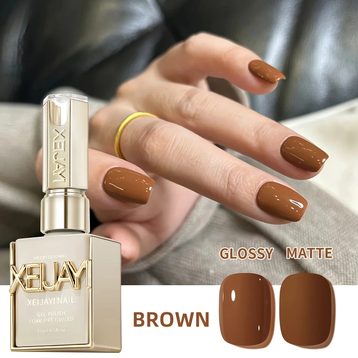 15ML Transparent Pink Gel Nail Polish Long-Lasting Nail Polish Gel Soaked Led/UV Gel Nail Polish Nail Salon Home Female Gifts