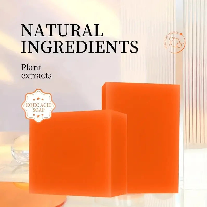 100g Kojic Acid Soap with Vitamin C,Turmeric, Retinol, Shea Butter, Vitamin E, Kojic Acid for Clean and Nourish The Skins