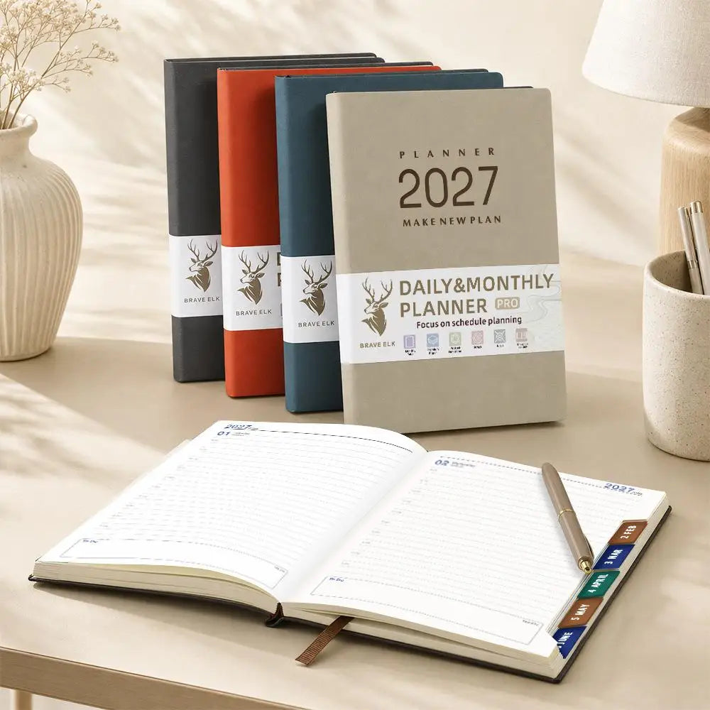 2027 Planner Agenda Planner Weekly Monthly Planner 160 Pages, Daily Time Log Notebook Time Management Self Discipline Journal