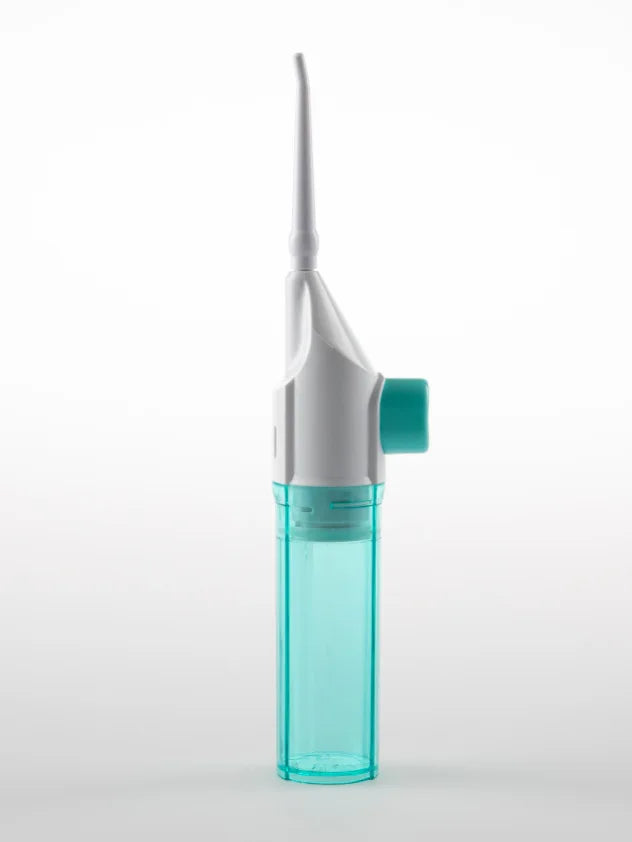 1PC Electric High-Pressure Water Flosser - Manual Pulse Jet Cleaner for Teeth & Gums, Portable Oral Irrigator with Deep Cleaning