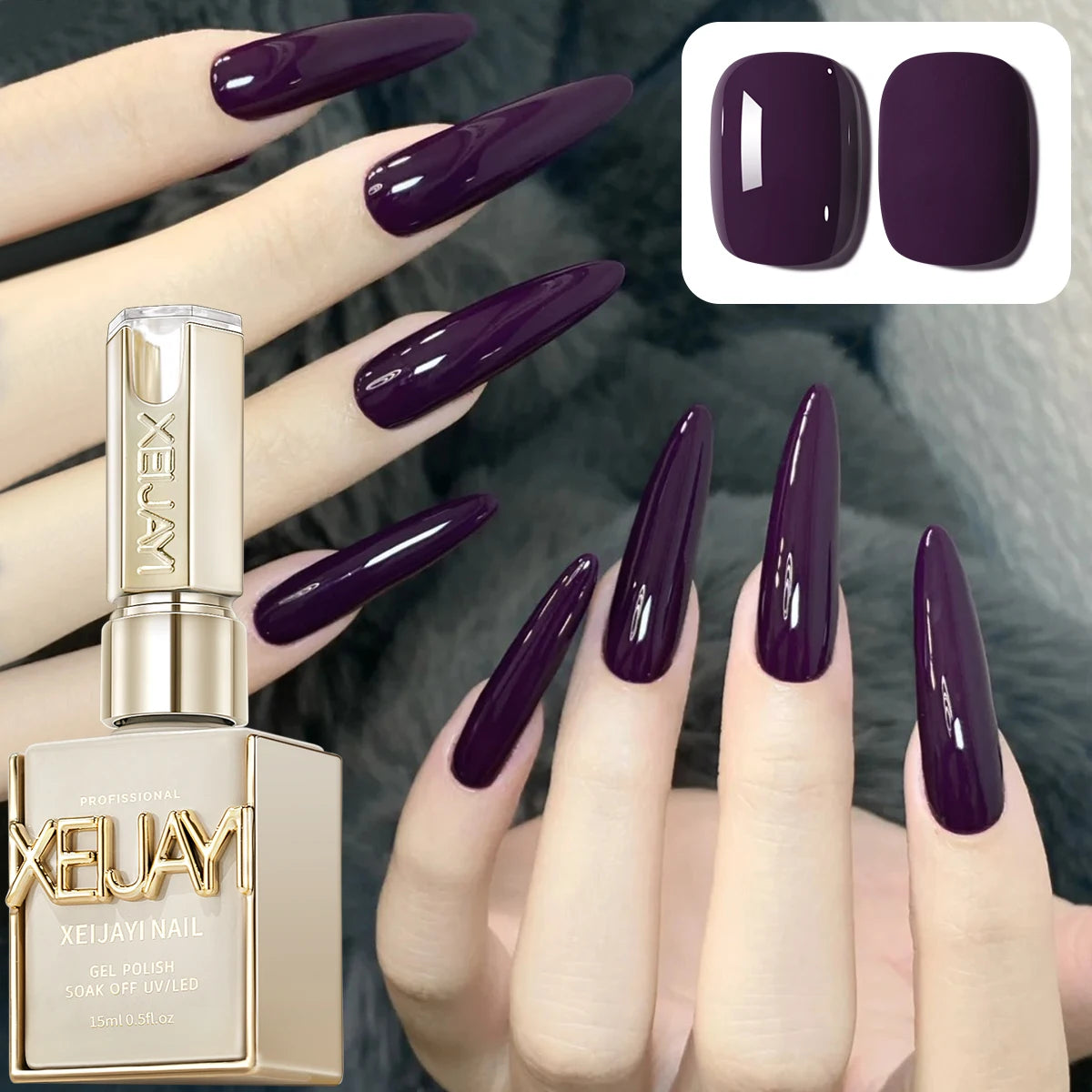 15ML Transparent Pink Gel Nail Polish Long-Lasting Nail Polish Gel Soaked Led/UV Gel Nail Polish Nail Salon Home Female Gifts