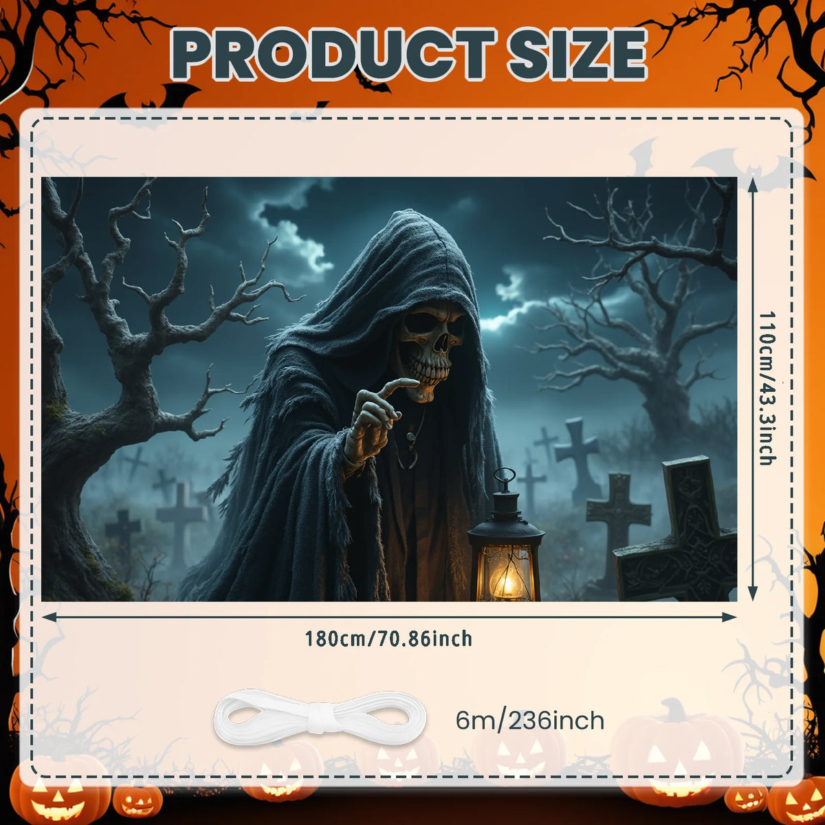 Halloween Door Cover Banner ,DO NOT OPEN Sign Scary Theme Decor for Halloween Horror Party Spooky Witch and Zombie Theme Wall D