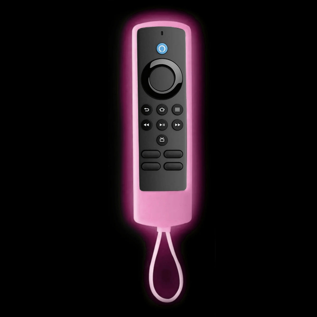Glow In The Dark Silicone Remote Cover For FireStick Streaming Media Device | Firesticktv 4k+ 2021 | Fire 4K Max | Fire Stick Li