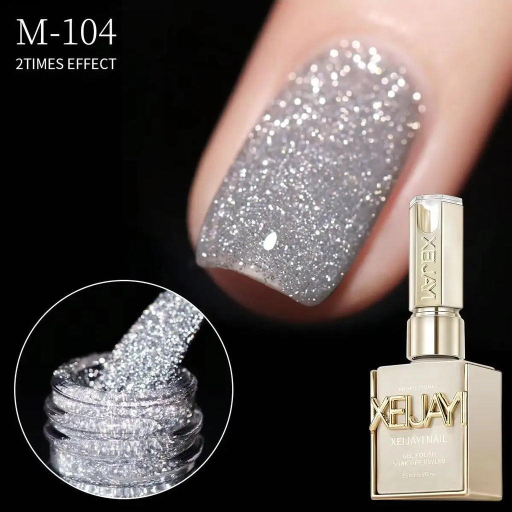 15ML Transparent Pink Gel Nail Polish Long-Lasting Nail Polish Gel Soaked Led/UV Gel Nail Polish Nail Salon Home Female Gifts