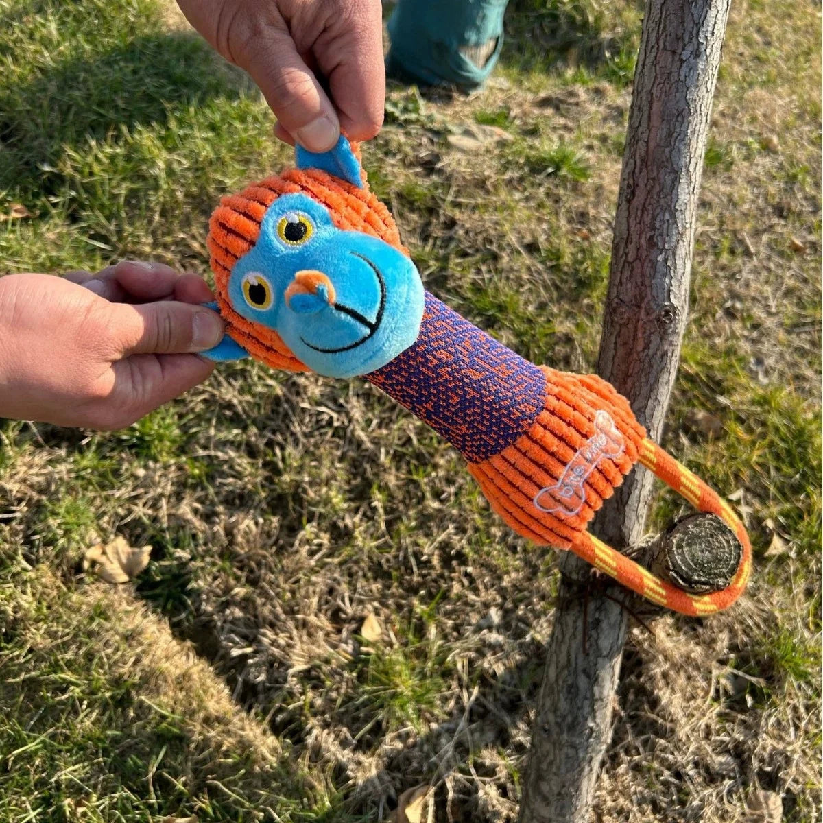 Dog Toy Animals Shape Bite Resistant Squeaky Toys Corduroy Dog Toys for Small Large Dogs Puppy Pets Training Accessories