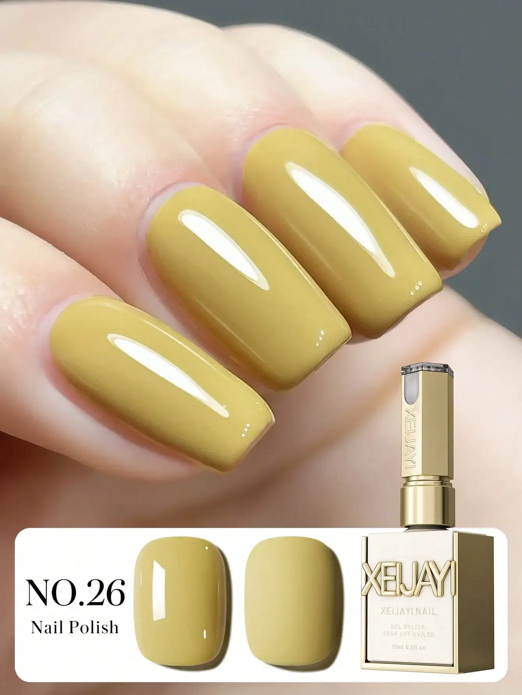 15ML Transparent Pink Gel Nail Polish Long-Lasting Nail Polish Gel Soaked Led/UV Gel Nail Polish Nail Salon Home Female Gifts