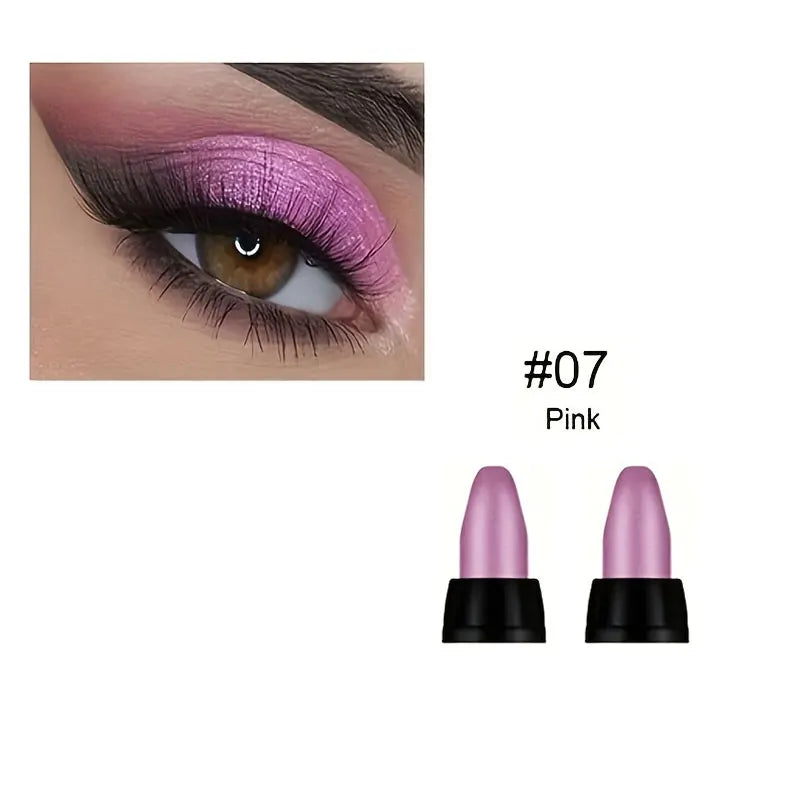 16 Colors Pearlescent Eyeliner, Color Glitter Waterproof Long-Lasting Eye Makeup Non-smudge Eyeliner