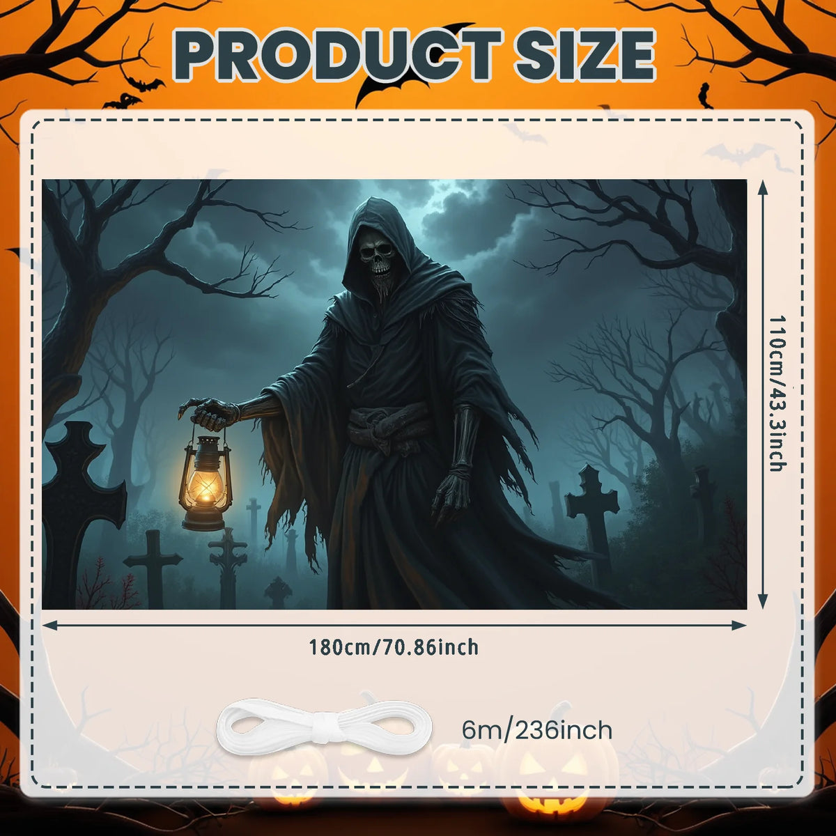 Halloween Door Cover Banner ,DO NOT OPEN Sign Scary Theme Decor for Halloween Horror Party Spooky Witch and Zombie Theme Wall D